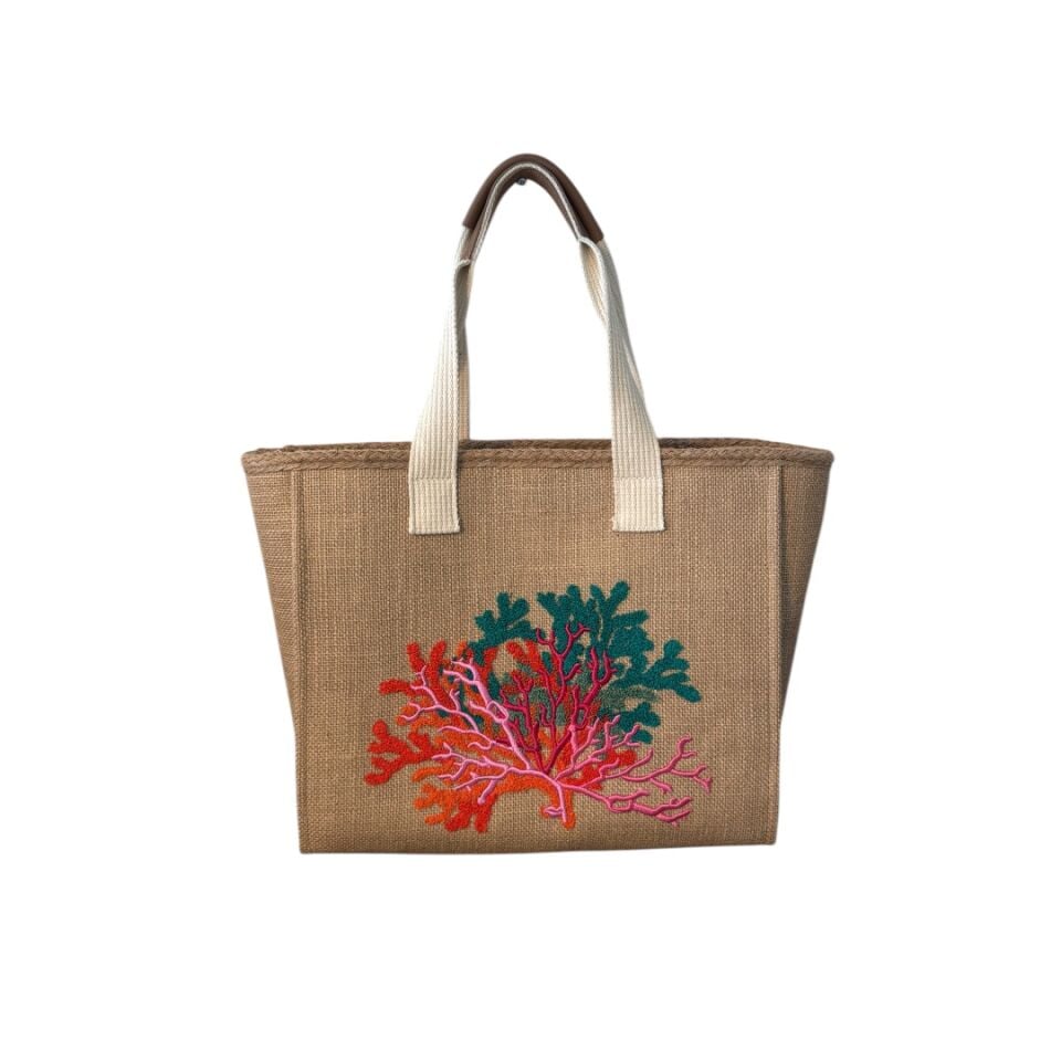 EYG115 -  BEACH BAG CORAL TREE