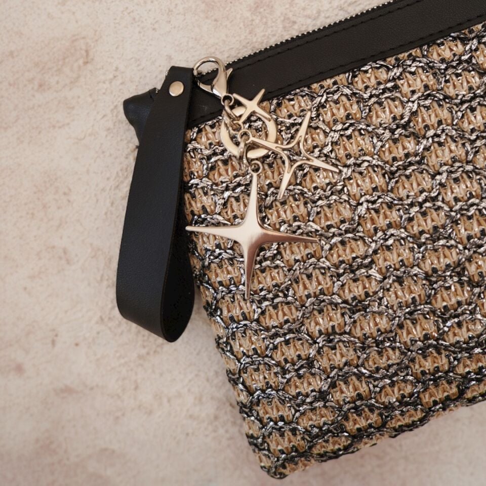 EYH-239 BLACK-SİLVER WİCKER