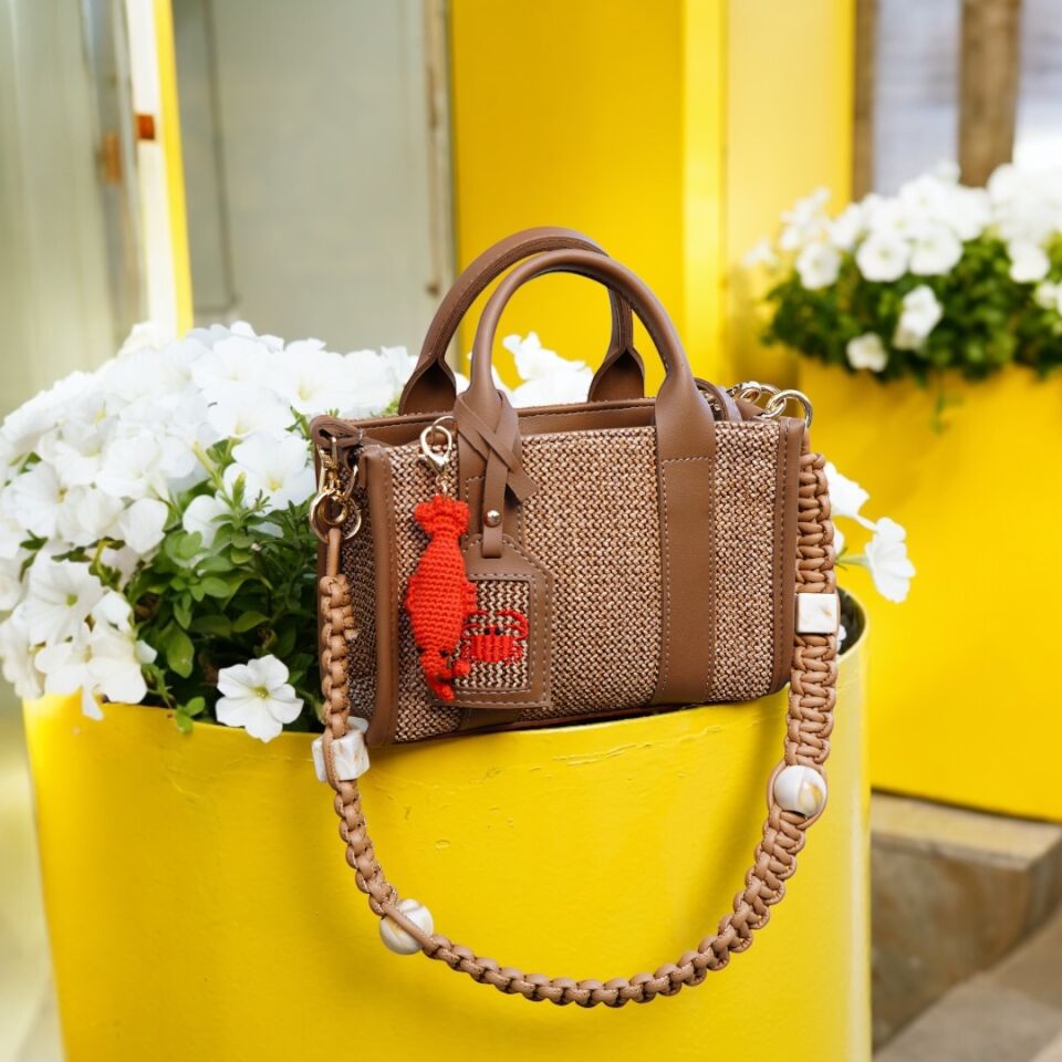 CITY BAG MINI HASIR-TABA CRAB