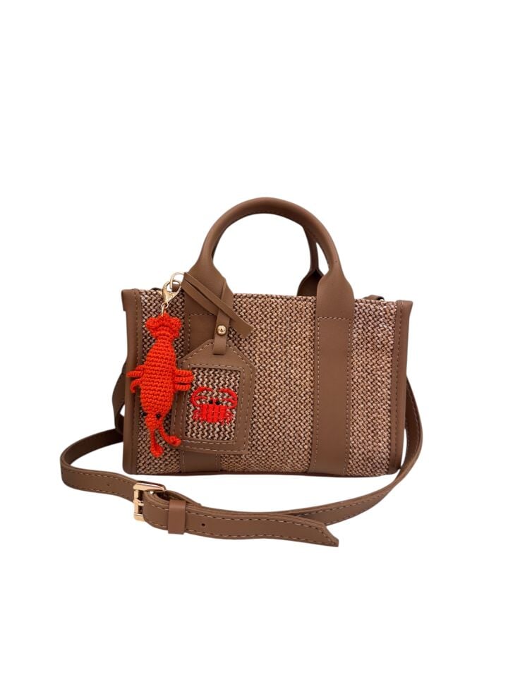 CITY BAG MINI HASIR-TABA CRAB