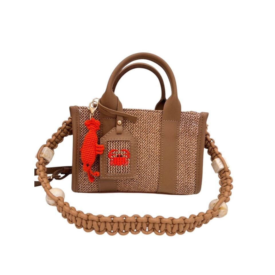 CITY BAG MINI HASIR-TABA CRAB