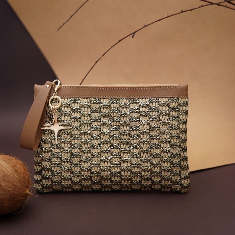 EYH-241 BLACK- GOLD WİCKER