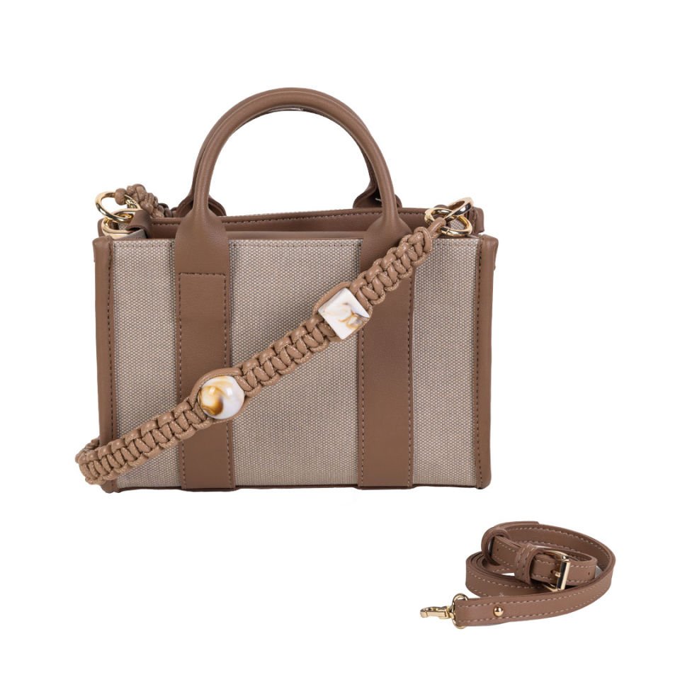 CITY BAG MINI CANVAS -BEJ