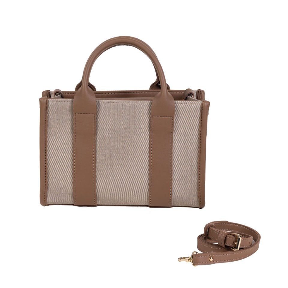 CITY BAG MINI CANVAS -BEJ