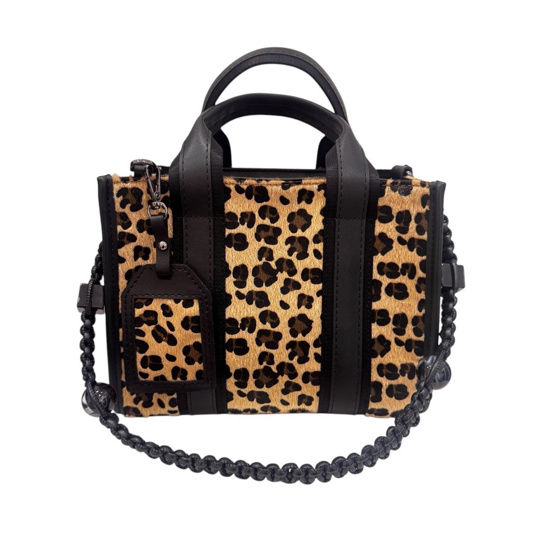 EYC013 CITY BAG MEDIUM LEOPARD CAMEL