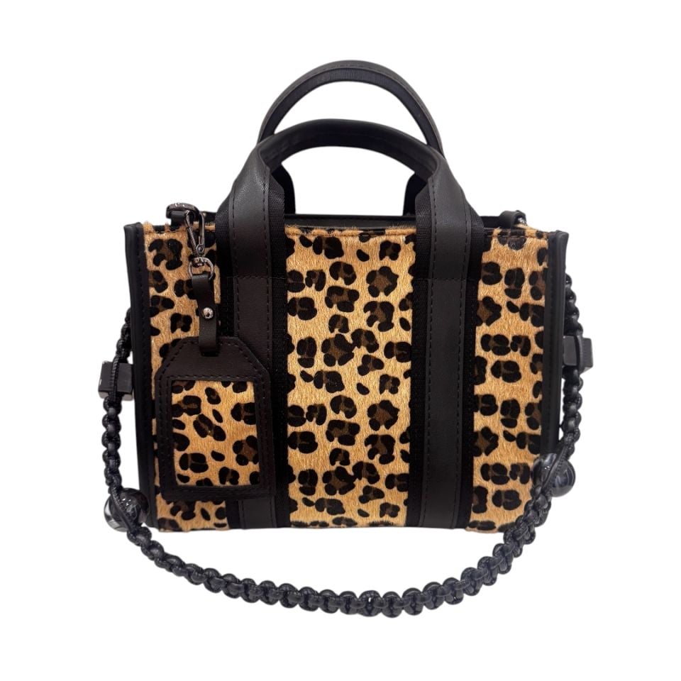 EYC013 CITY BAG MEDIUM LEOPARD CAMEL