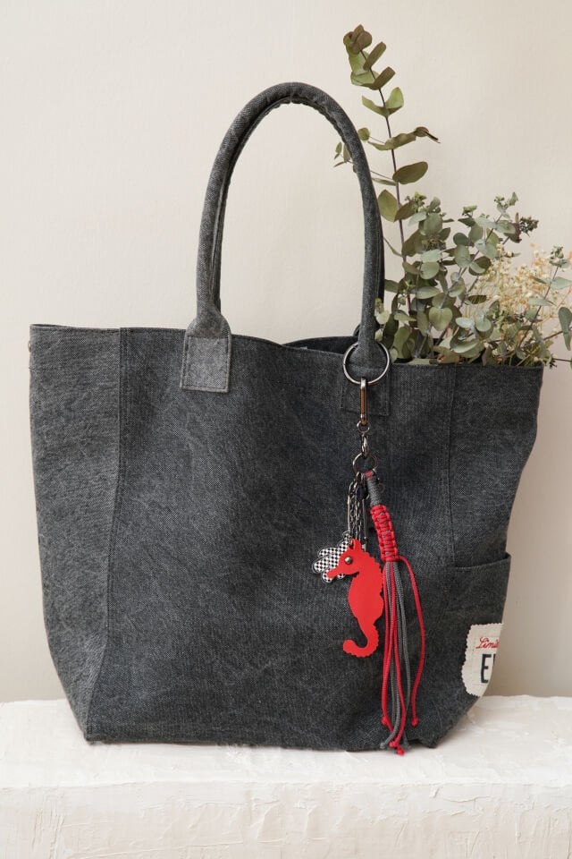 EYC015 - CANVAS TOTE BLACK