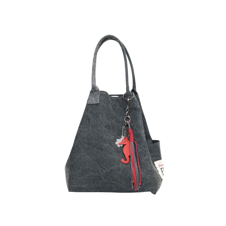 EYC015 - CANVAS TOTE BLACK