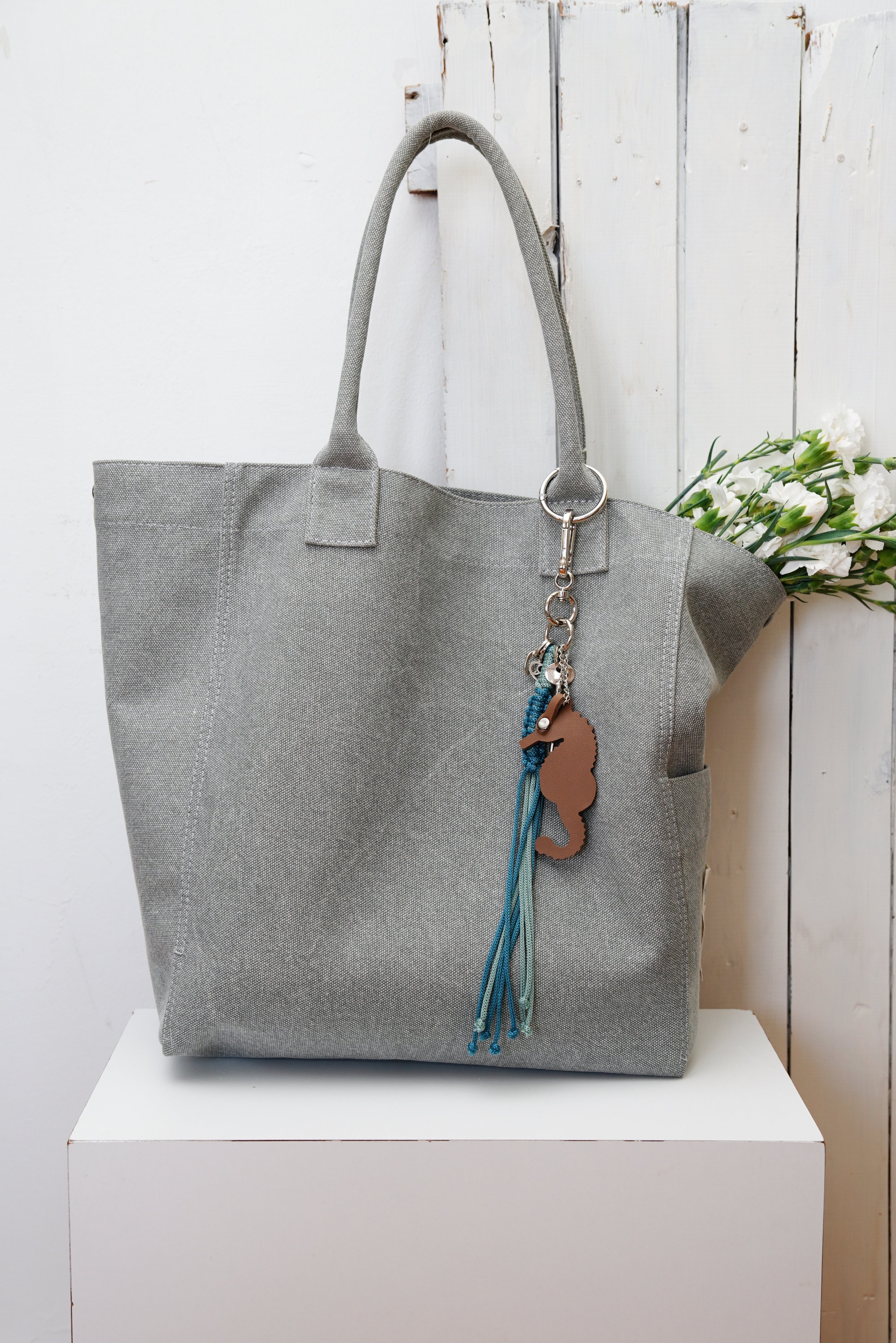 EYC015 - CANVAS TOTE GREY