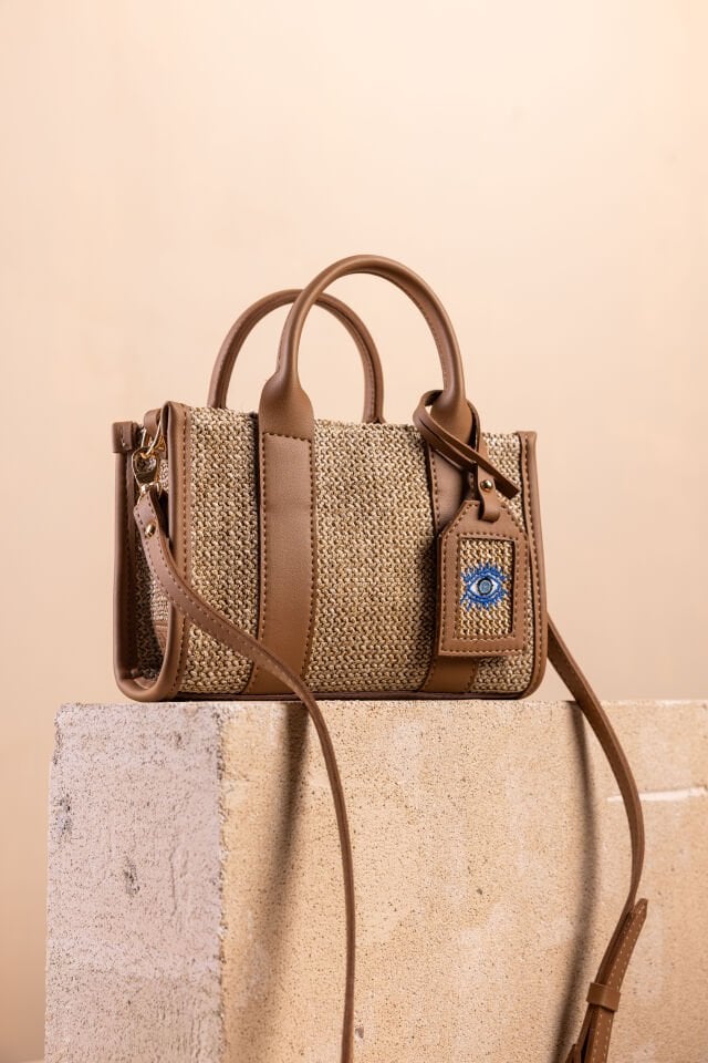 CITY BAG MINI HASIR-TABA