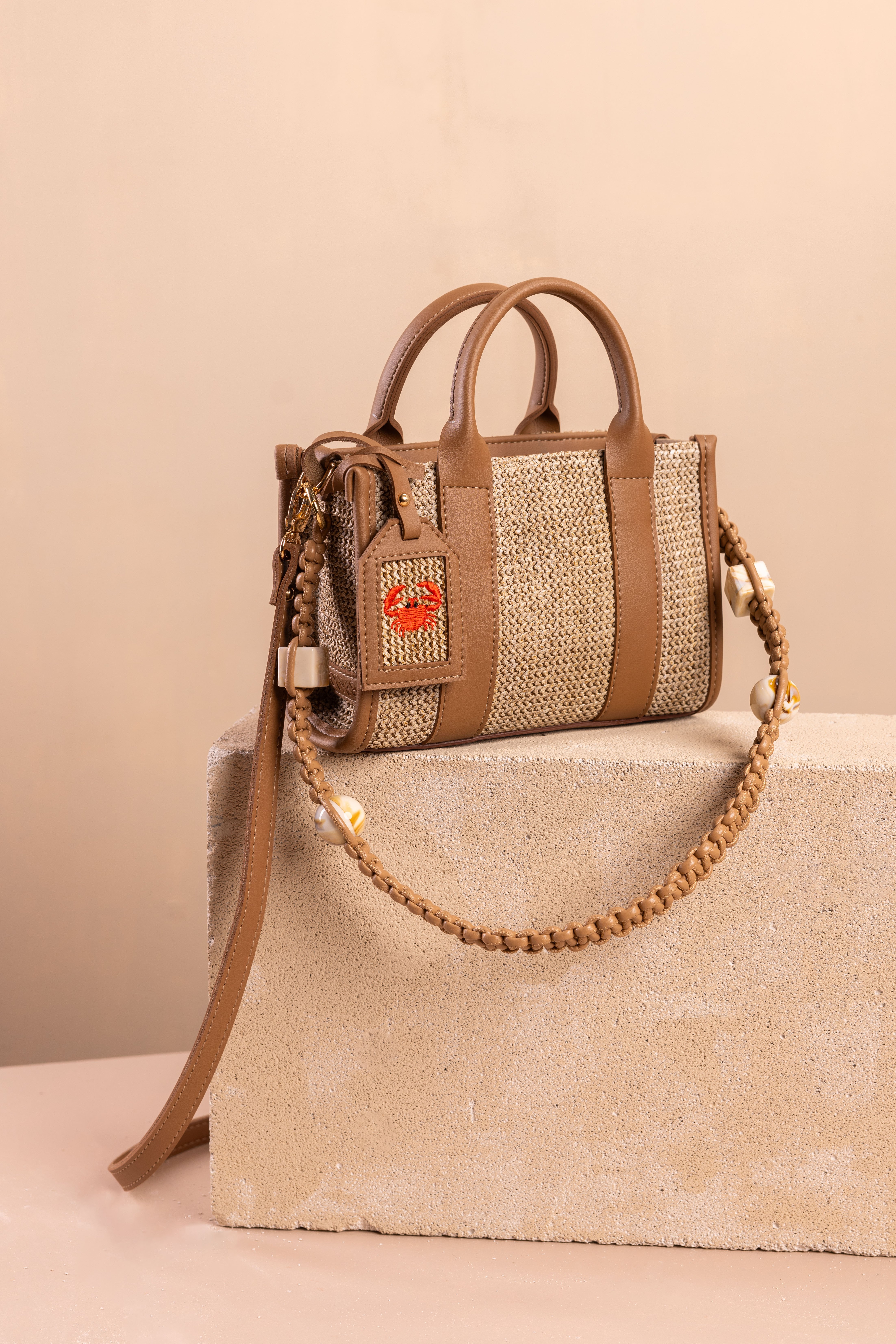 CITY BAG MINI HASIR-TABA