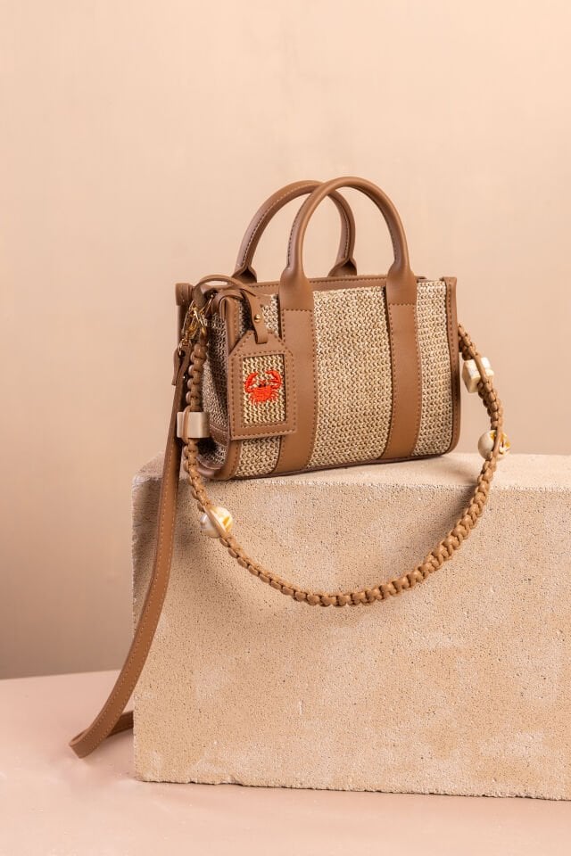 CITY BAG MINI HASIR-TABA