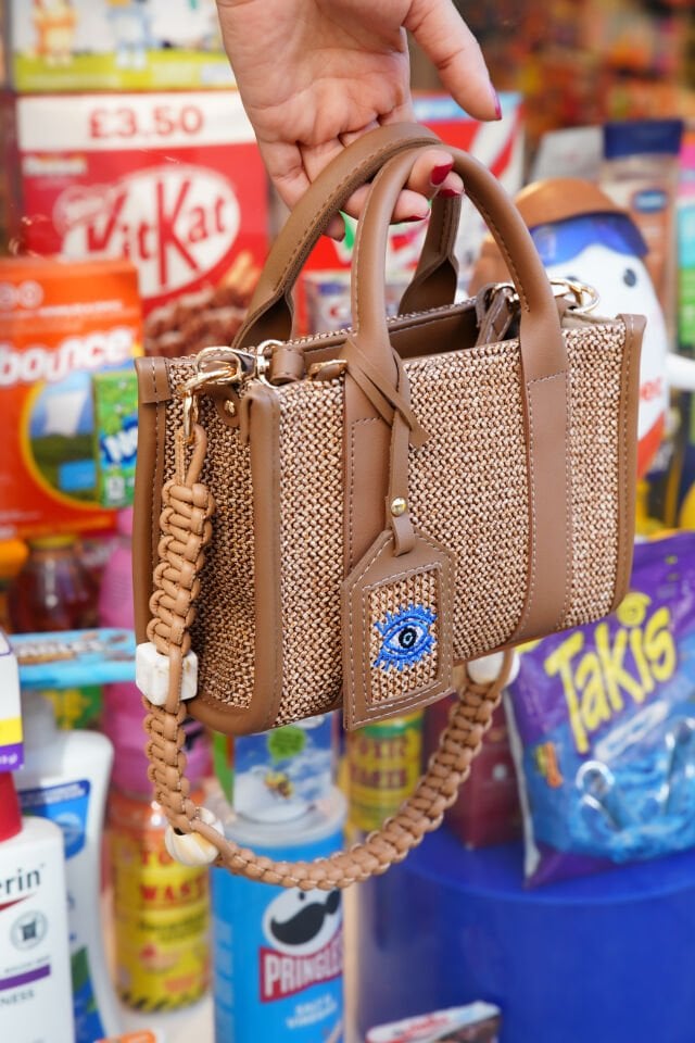 CITY BAG MINI HASIR-TABA