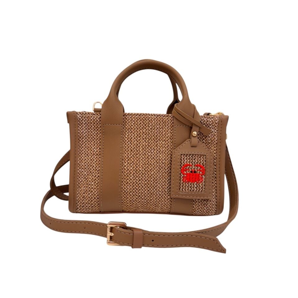 CITY BAG MINI HASIR-TABA