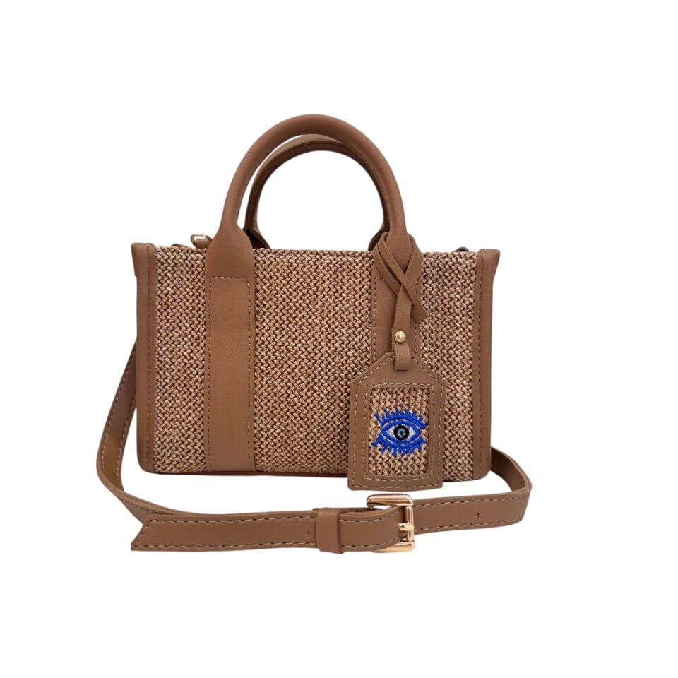 CITY BAG MINI HASIR-TABA