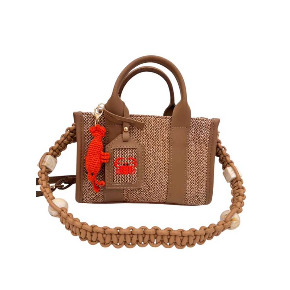 CITY BAG MINI HASIR-TABA